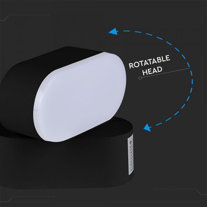 Светодиодный фасадный светильник 6W(660Lm), IP65, V-TAC, нейтральный белый 4000K