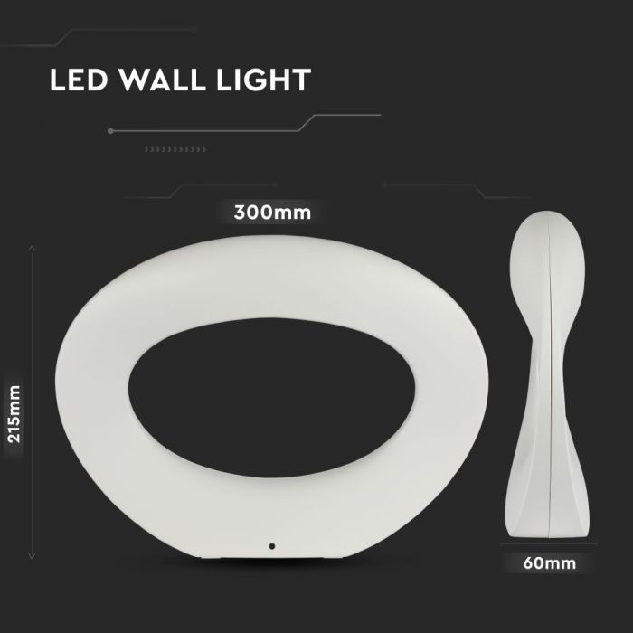 10W(1100Lm) LED fassaadivalgusti, V-TAC, IP65, soe valge valgus 3000K