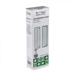 3W(140Lm) LED AVĀRIJAS izeja, V-TAC SAMSUNG, IP65, garantija 5 gadi, auksti balta gaisma 6400K