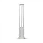 10W(450Lm) LED Dārza lampa, balts korpuss, 80 cm, IP65, V-TAC, auksti balta gaisma 5000K