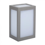 12W(750Lm) LED Fasādes gaismeklis, kvadrāta, V-TAC, IP65, neitrāli balta gaisma 4000K