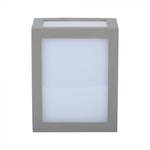12W(750Lm) LED Fasādes gaismeklis, kvadrāta, V-TAC, IP65, neitrāli balta gaisma 4000K