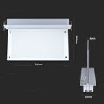 2W(160Lm) LED AVĀRIJAS izeja, V-TAC SAMSUNG, IP20, garantija 5 gadi, auksti balta gaisma 6000K
