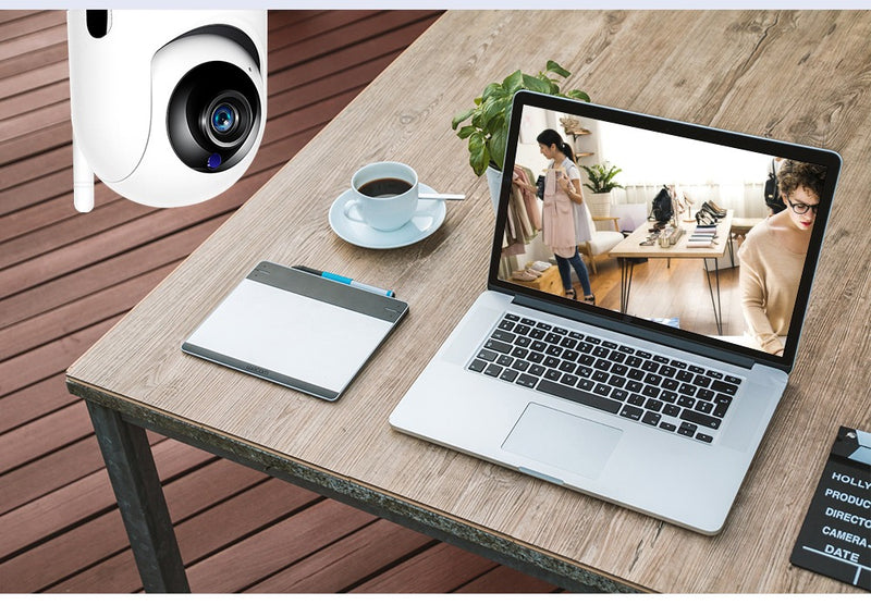 Wireless surveillance camera, supports ANDROID and IOS, IP20, requires electrical connection, V-TAC