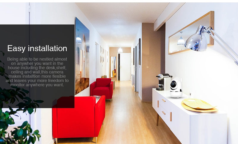 V-TAC Bezvadu novērošanas kamera, atbalsta ANDROID un IOS, IP20, adapters priekš 220V rozetes komplektā, V-TAC