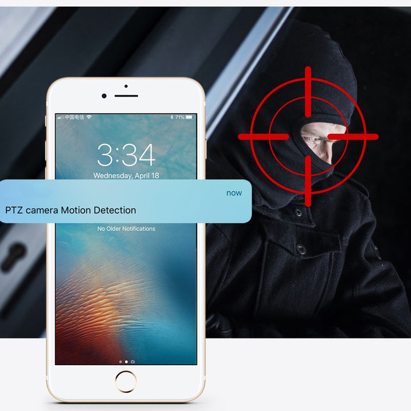 V-TAC Bezvadu novērošanas kamera, atbalsta ANDROID un IOS, IP20, adapters priekš 220V rozetes komplektā, V-TAC