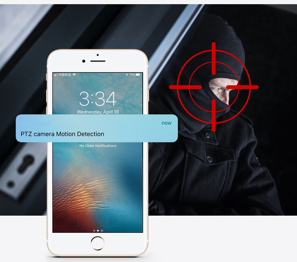 SUPERACTION_Trådlös övervakningskamera, stöd för ANDROID och IOS, IP20, adapter för 220V-uttag ingår, V-TAC