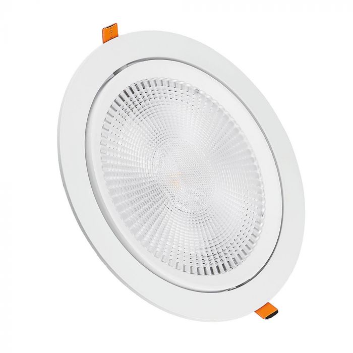30W (2400Lm) LED infälld takarmatur, V-TAC SAMSUNG CHIP, 5 års garanti, varmvitt ljus 3000K