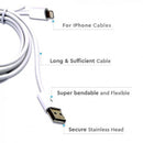 1,5 m USB-kabel vit, tillverkad för Apple-produkter - stöder iPhone, iPad, iPod etc., V-TAC