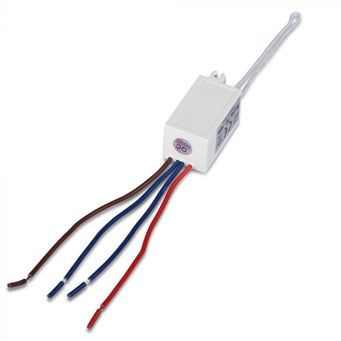 MAX 1000W uztvērējs, saderīgs ar V-TAC bezvadu slēdzi (SKU: 8460,8461,8462)