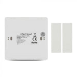 Juhtmevaba lüliti, saab ühendada V-TAC Wifi Smart Receiveriga (SKU: 8459), ühildub V-TAC Smart Light, Google Home ja Alexa'ga.