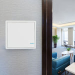 Juhtmevaba lüliti, saab ühendada V-TAC Wifi Smart Receiveriga (SKU: 8459), ühildub V-TAC Smart Light, Google Home ja Alexa'ga.