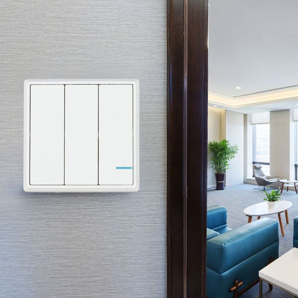 Беспроводной выключатель, может быть подключен к V-TAC Wifi Smart Receiver (SKU: 8459), совместим с V-TAC Smart Light, Google Home и Alexa