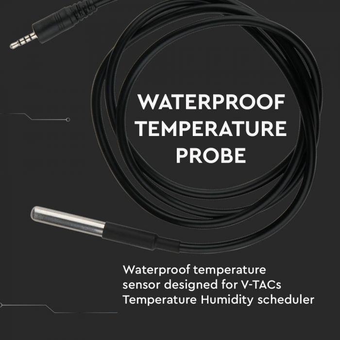 Waterproof temperature probe with sensor