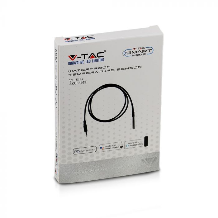 Waterproof temperature probe with sensor