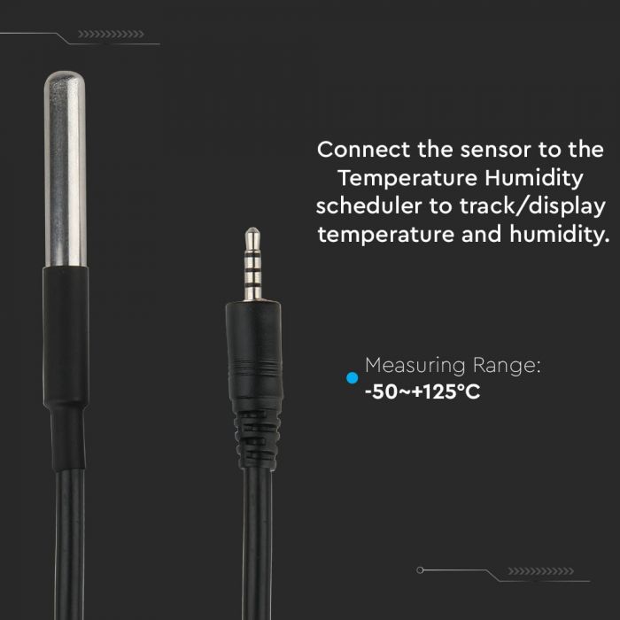 Waterproof temperature probe with sensor