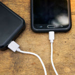 1m 1.0A V-TAC MICRO USB kaabel valge