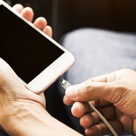 1m 1.0A V-TAC MICRO USB kaabel valge