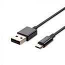 1m 1.0A V-TAC MICRO USB kabelis melns