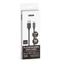 1m 2,4A V-TAC MICRO USB-kabel svart