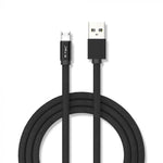 1m 2,4A V-TAC MICRO USB-kabel svart