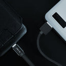 1m 2.4A V-TAC MICRO USB kabelis melns