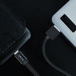 1m 2,4A V-TAC MICRO USB-kabel svart