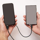 1m 2.4A V-TAC MICRO USB kabelis melns