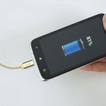 1m 2,4A V-TAC MICRO USB-kabel guld