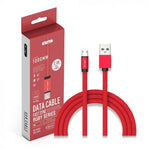 1m 2.4A V-TAC MICRO USB cable red