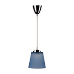 7W(360Lm) LED lustra, hromēta, ar gaiši zilu kupolu, V-TAC, neitrāli balta gaisma 4000K
