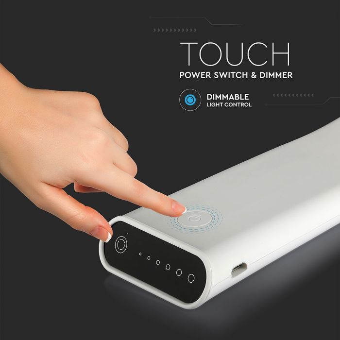 6.5W(110Lm) LED table lamp, dimmable, V-TAC, 3 in 1