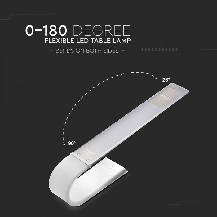 6.5W(110Lm) LED galda lampa, dimmējama, V-TAC, 3 in 1