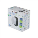 12W(1200Lm) LED Fasādes gaismeklis, V-TAC, IP65, apaļš, silti balta gaisma 3000K