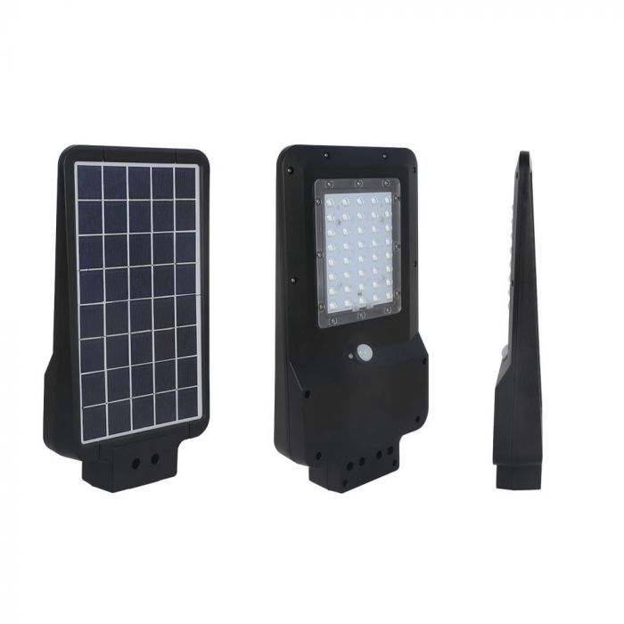 15W(1600Lm) LED solārais gaismeklis, 7.4V Litija baterija 10800mAh, paredzēts ēku fasādēm, IP65, V-TAC, gaisma auksti balta 6000K