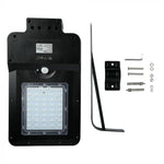 15W(1600Lm) LED solārais gaismeklis, 7.4V Litija baterija 10800mAh, paredzēts ēku fasādēm, IP65, V-TAC, gaisma auksti balta 6000K