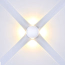 4W(420Lm) LED Fasādes gaismeklis, V-TAC, IP65, balta, silti balta gaisma 3000K