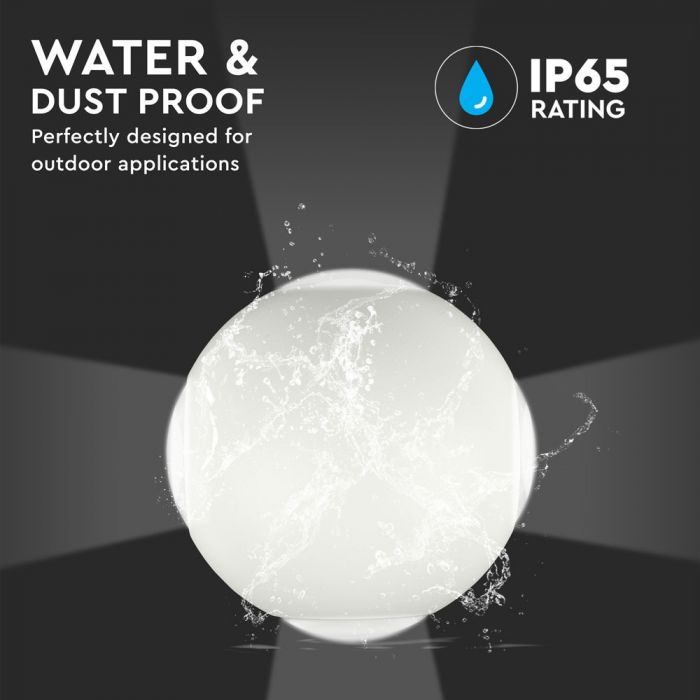 Фасадный светодиодный светильник 4W(420Lm), V-TAC, IP65, белый, нейтральный белый 4000K