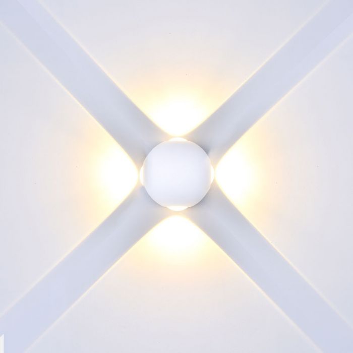 4W(420Lm) LED-fassaadivalgusti, V-TAC, IP65, valge, neutraalne valge 4000K