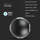 4W(420Lm) LED Fasādes gaismeklis, V-TAC, IP65, melna, silti balta gaisma 3000K