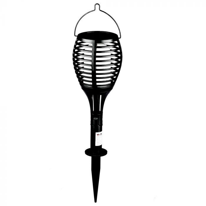 0.45W(5Lm) LED bezvadu dārza lukturis ar saules bateriju, litija baterija 3.7V/500mAH, V-TAC, IP44, silti balta gaisma 2200K