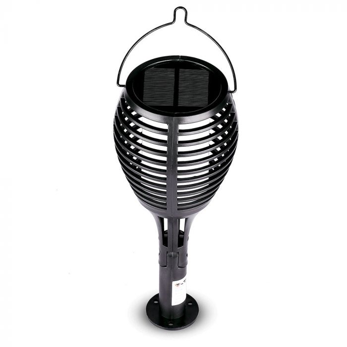 0.45W(5Lm) LED bezvadu dārza lukturis ar saules bateriju, litija baterija 3.7V/500mAH, V-TAC, IP44, silti balta gaisma 2200K