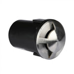 12V V-TAC Garden lamp, stainless steel housing, recessed, 3 windows, MR16, IP67, max 20W, W3