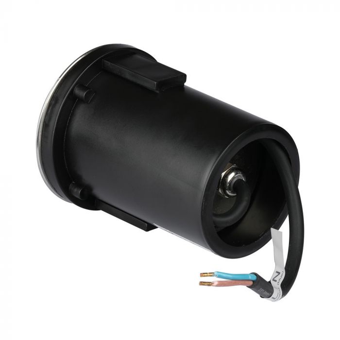 12V V-TAC Garden lamp, stainless steel housing, recessed, 3 windows, MR16, IP67, max 20W, W3