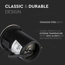 12V V-TAC Garden lamp, stainless steel housing, recessed, 1 window, MR16, IP67, max 20W, W1