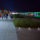 12V V-TAC Garden lamp, stainless steel housing, recessed, 1 window, MR16, IP67, max 20W, W1