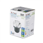 12V V-TAC aiavalgusti, roostevabast terasest korpus, süvistatav, 2 akent, MR16, IP67, max 20W, W2