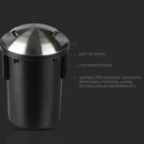 12V V-TAC Dārza lampa, nerūsējoša tērauda korpuss, iebūvējama zemē, 2 logi, MR16, IP67, max 20W, W2