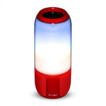 LED bezvadu skaļrunis ar BLUETOOTH, RGB krāsainas gaismas, USB un TF kartes slots, gumijas apdare, V-TAC