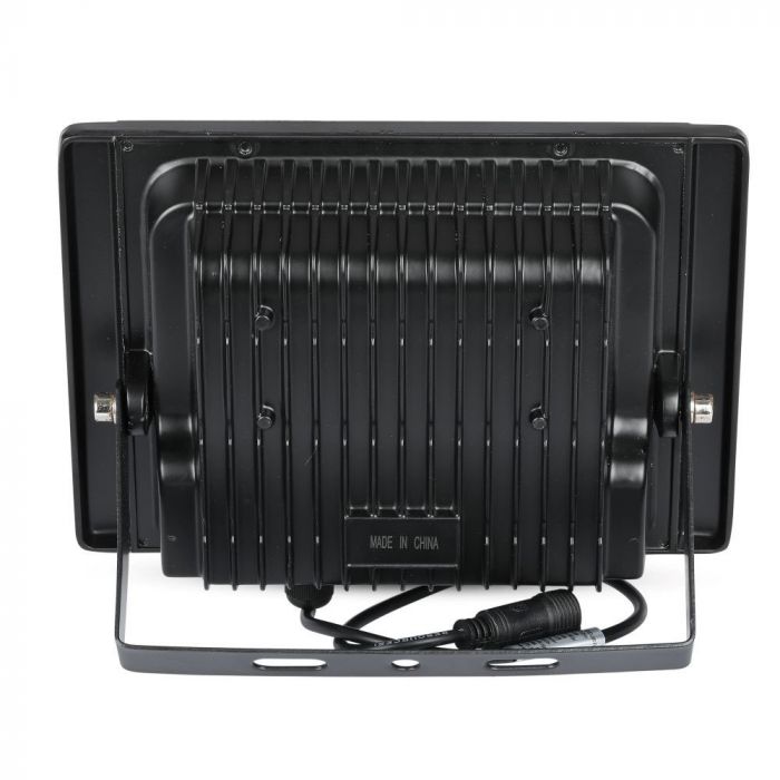 40W (3100Lm) LED-valgusti päikesepatareiga 20000mAh, V-TAC, IP65, must korpus, neutraalne valge valgus 4000K
